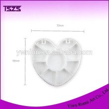 heart-shaped Nail Art Empty Container,plastic nail containers