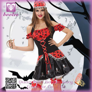2014 New Halloween costumes Skull Lady Pirate Costume Sexy adult costumes