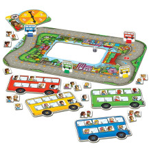 Bus stop children's puzzle math toys