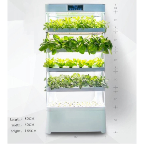 Spectrum smart vertical indoor hydroponic growing system