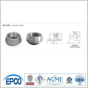 asme b16.11 astm a105 pipe fitting threadolet