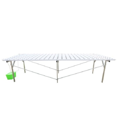 4m/8m Stainless Steel Shelf Flat Hydroponic System