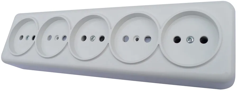 Розетка 5-ст термопласт