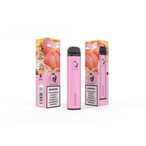 Ecigarette Gunnpod 2000 Puffs ατμού μίας χρήσης