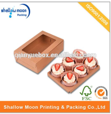 wholesale custom design eco-friendly 12 cupcake box