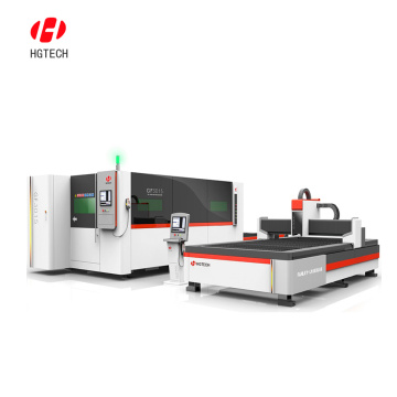 Germany EMO hot sale GGF3015 metal laser plate cutting machine from HGTECH LASER