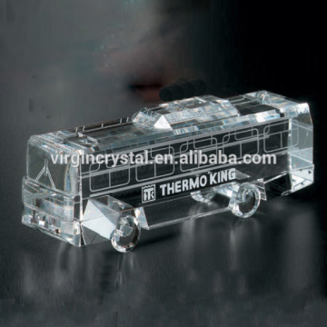 Clear crystal truck models crystal car models