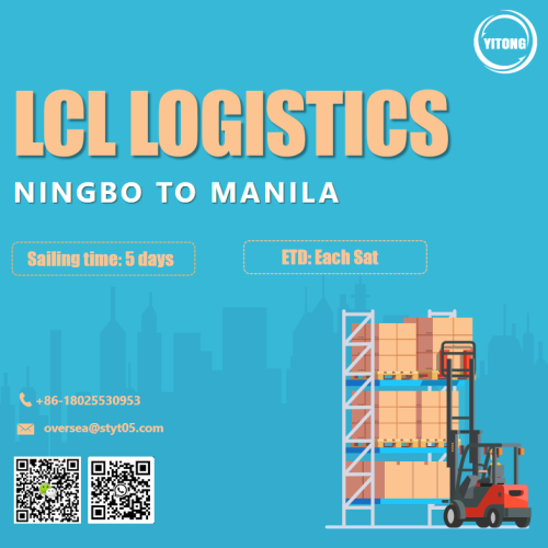 Spedizione LCL da Ningbo a Manila