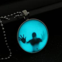 Blue stone power energy stone necklace