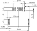 0,5 Pitch H1.0 Connecteur FPC FPC