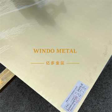 Brass sheet 1.0mm for lighting fixtures