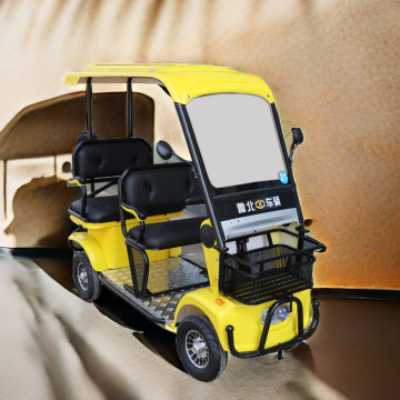 Four wheeled sightseeing bus