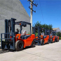 6M Triplex Mast Diesel Diesel Forklift مع شهادة EPA