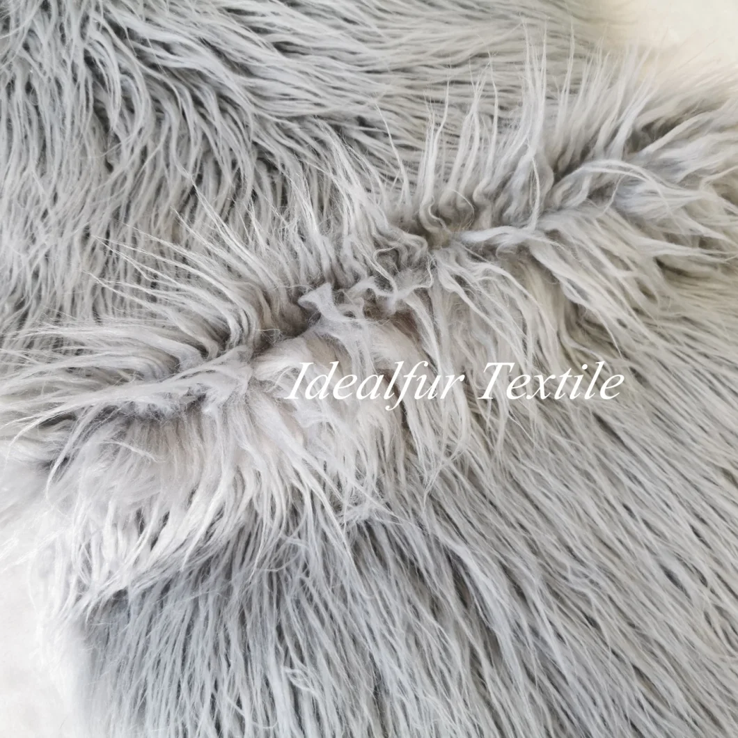 High Quality Mongolia Fur Throw Luxury Faux Fur Blanket