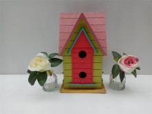Villa Style More Door Wooden Bird House