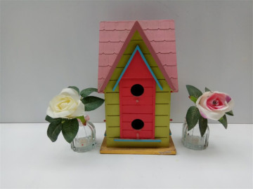 Villa Style More Door Wooden Bird House