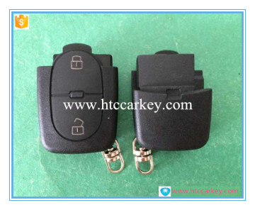 Auto key blank 2 button remote key shell for vw
