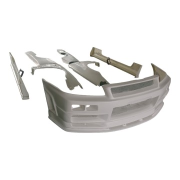 Nissan Skyline GTR R34 Carbon Fiber Body Kit