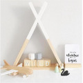 Colorful Wooden Floating Triangle Style Wall Shelf