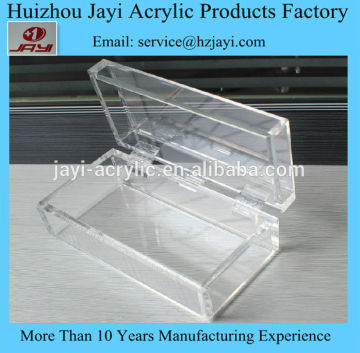 Acrylic food box with hinged lid, acrylic boxes with hinged lids,acrylic box clutch