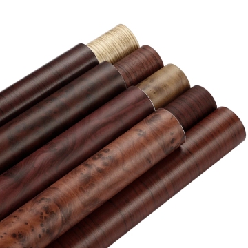 PVC Self-Adhesive Wood Grain Vinyl Wrap Film for DIY Projects