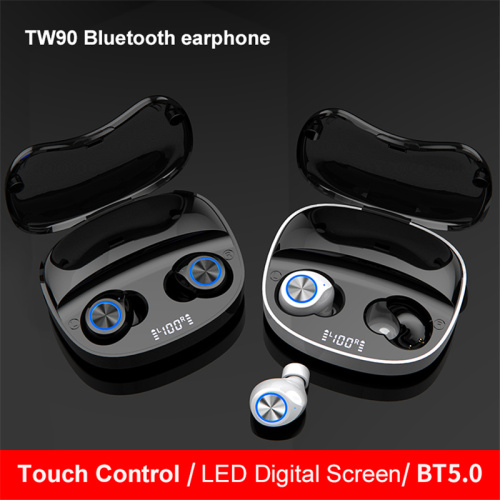 5.0 Auriculares Auriculares Auriculares Azul Mejor calidad 1: 1 Auriculares Auriculares inalámbricos verdaderos con micrófono Bluetooth Tws