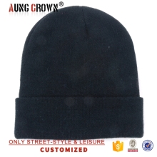 OEM wholesale customised jacquard knitted beanie hat