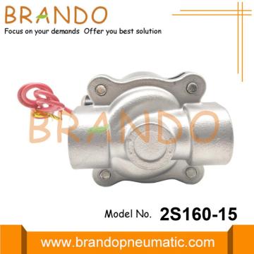 2S160-15 1/2 &#39;&#39; 2 yollu Paslanmaz Çelik Solenoid Valf