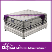 hybrids 14 inch bamboo fabric gel latex foam rolling hotel mattress