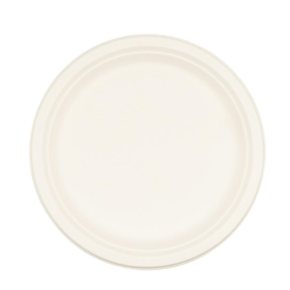 High Quality Compostable Dinner Plates Custom Logo Disposable Biodegradable Paper Plates For Party