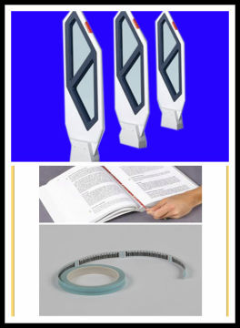 library security EAS EM Label for book / EAS EM strip