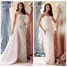 the latest model lace vintage backless a-line wedding dress