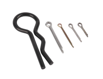 Split pin, R-shaped pin