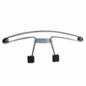 Car Coat Hanger, Made of Chrome-plated Steel, Suitable for Jackets and Overcoats