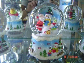 inner painted crystal ball