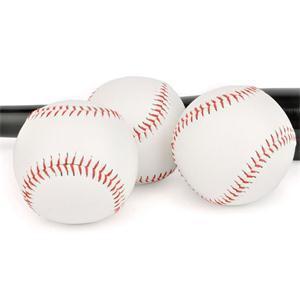 9 Handmade Baseballs PVC Upper Rubber Inner Soft Baseball Balls Softball Ball Training Exercise Baseball Balls