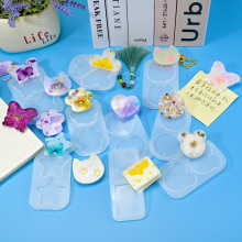 INTODIY Butterfly Mirror Resin PP Clip Silicone Mold