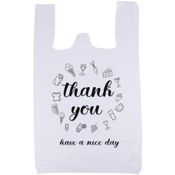 T Shirt Grocery Plastic Shopping Bag For Sale