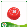bouchon de bouteille de silicone logo personnalisé bon marché