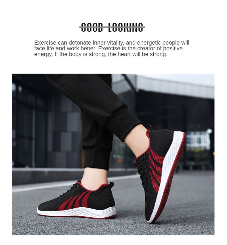 Men Shoes 2021 New Casual Shoes Korean Running  Sports Shoes for Wholesale