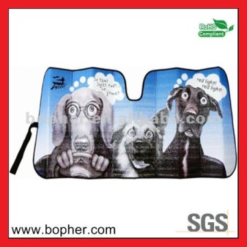 new cardboard car sunshade folding