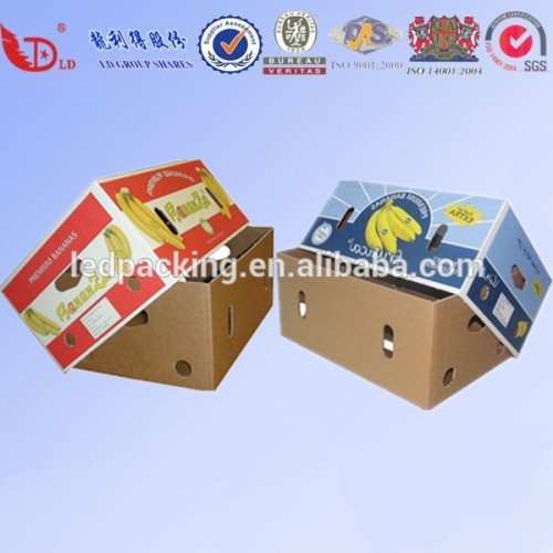 Banana carton box,custom corrugated carton packing box