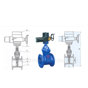 Gate Valve with Electric Actuator