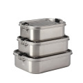 Fiambrera de metal de acero inoxidable Bento Box