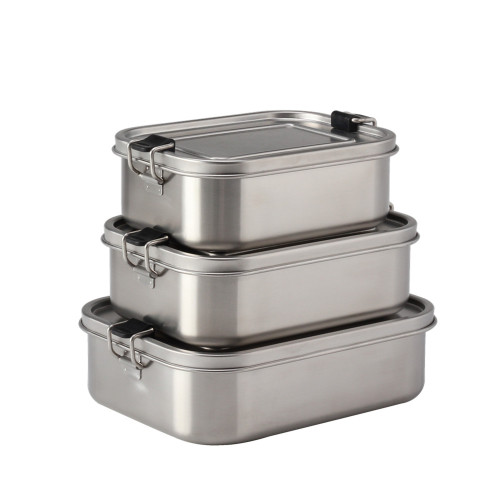 Fiambrera de metal de acero inoxidable Bento Box