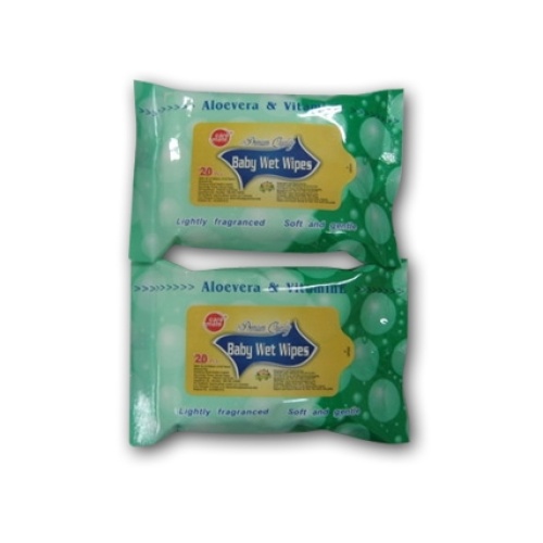 Skin Care Aloe Vera Organic Baby Wet Wipes