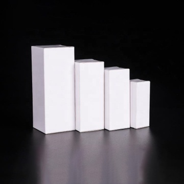 Custom Eco-Friendly White Cardboard Packaging Boxes for Skincare, Cosmetics, and Lipsticks