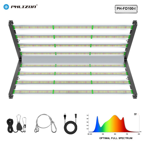 LED murah tumbuh ringan spektrum penuh 1000W