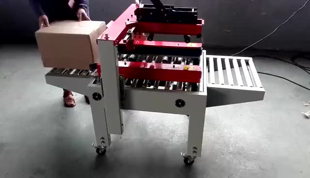 Machine de cachetage de carton semi-automatique à bas prix