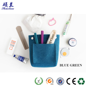 Good quality felt cosmetic bag organizer